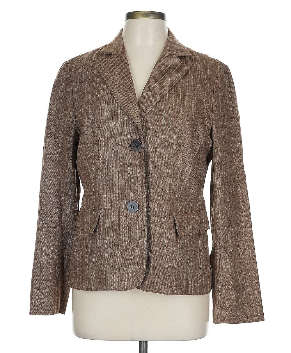 Lafayette 148 New York Linen/Cotton Blazer - Size 10